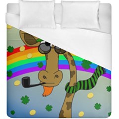 Irish Giraffe Duvet Cover (king Size)