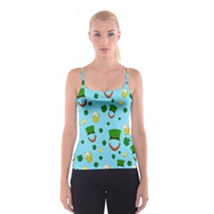 St. Patrick s day pattern Spaghetti Strap Top