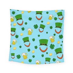 St  Patrick s Day Pattern Square Tapestry (small)