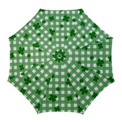 Clover Pattern Golf Umbrellas by Valentinaart