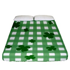 Clover Pattern Fitted Sheet (california King Size)