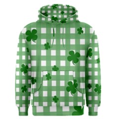 Clover Pattern Men s Pullover Hoodie by Valentinaart