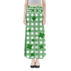 Clover Pattern Maxi Skirts by Valentinaart