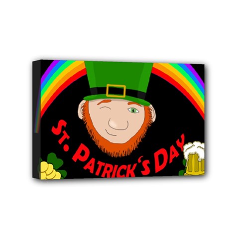 St  Patrick s Day Mini Canvas 6  X 4  by Valentinaart