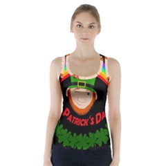 St  Patrick s Day Racer Back Sports Top by Valentinaart