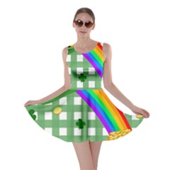 St  Patrick s Day Rainbow Skater Dress by Valentinaart