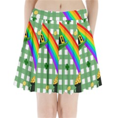 St  Patrick s Day Rainbow Pleated Mini Skirt