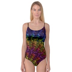 Fractal Art Design Colorful Camisole Leotard 