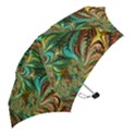 Fractal Artwork Pattern Digital Mini Folding Umbrellas View2