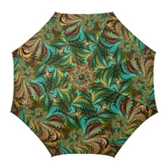 Fractal Artwork Pattern Digital Golf Umbrellas