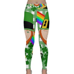 Lucky Irish Classic Yoga Leggings by Valentinaart