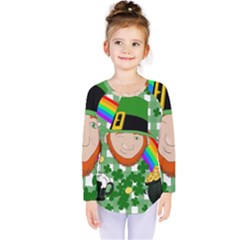 Lucky Irish Kids  Long Sleeve Tee