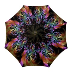 Fractal Colorful Background Golf Umbrellas