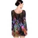 Fractal Colorful Background Long Sleeve Bodycon Dress View2