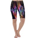 Fractal Colorful Background Cropped Leggings  View1