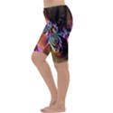 Fractal Colorful Background Cropped Leggings  View2