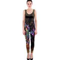 Fractal Colorful Background Onepiece Catsuit