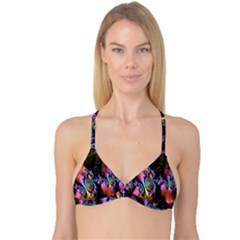 Fractal Colorful Background Reversible Tri Bikini Top by Nexatart