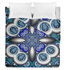 Fractal Cathedral Pattern Mosaic Duvet Cover Double Side (queen Size)