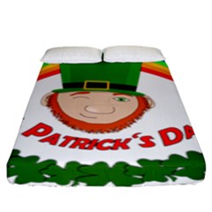 St  Patrick Fitted Sheet (king Size)