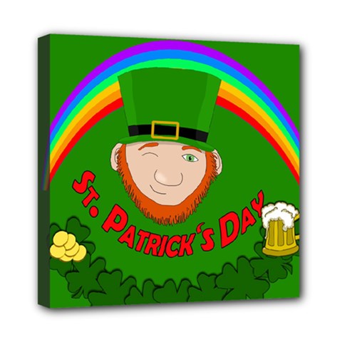 St  Patrick s Day Mini Canvas 8  X 8  by Valentinaart