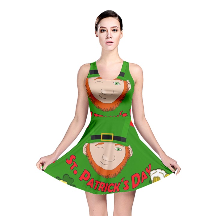 St. Patrick s day Reversible Skater Dress