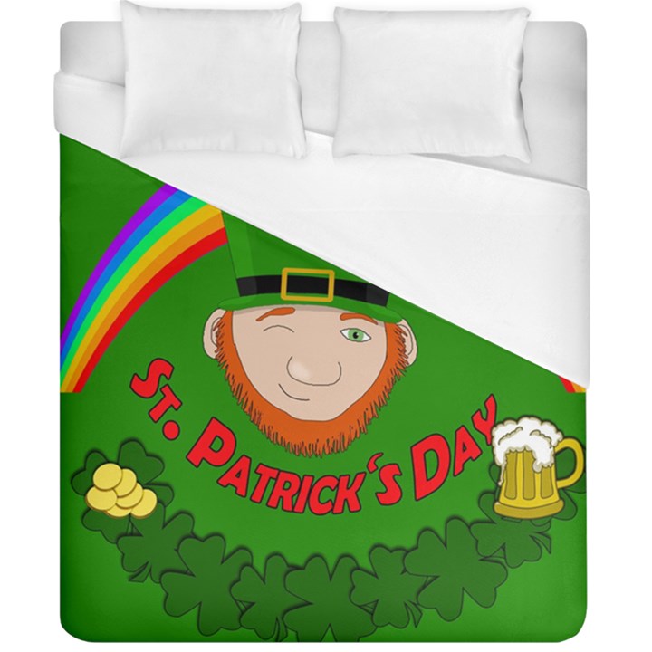 St. Patrick s day Duvet Cover (California King Size)