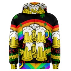 Beer Mugs Men s Zipper Hoodie by Valentinaart