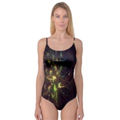 Fractal Flame Light Energy Camisole Leotard  by Nexatart