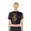 Fractal Flame Light Energy Cotton Crop Top View2