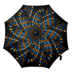 Fractal Digital Art Hook Handle Umbrellas (large)