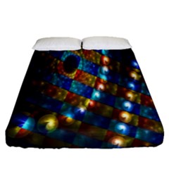 Fractal Digital Art Fitted Sheet (queen Size)