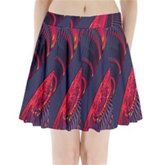 Fractal Fractal Art Digital Art Pleated Mini Skirt by Nexatart