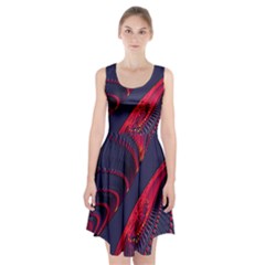 Fractal Fractal Art Digital Art Racerback Midi Dress