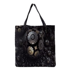 Fractal Sphere Steel 3d Structures Grocery Tote Bag by Nexatart