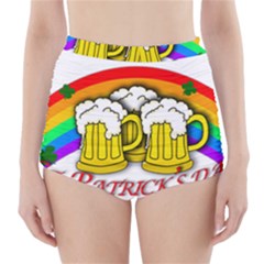 Beer High-waisted Bikini Bottoms by Valentinaart