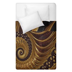 Fractal Spiral Endless Mathematics Duvet Cover Double Side (single Size) by Nexatart