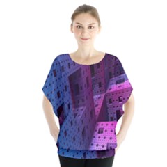 Fractals Geometry Graphic Blouse