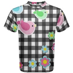 Cute Spring Pattern Men s Cotton Tee by Valentinaart