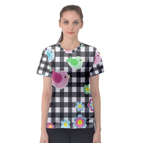 Cute Spring Pattern Women s Sport Mesh Tee by Valentinaart