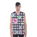 Cute spring pattern Men s Basketball Tank Top View1