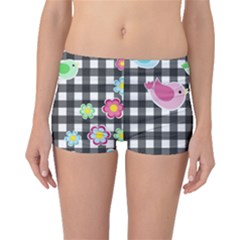 Cute Spring Pattern Boyleg Bikini Bottoms by Valentinaart