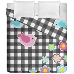 Cute Spring Pattern Duvet Cover Double Side (california King Size)