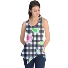 Cute Spring Pattern Sleeveless Tunic by Valentinaart