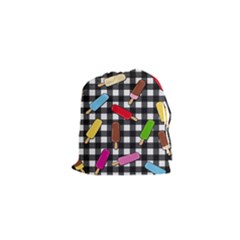 Ice Cream Kingdom  Drawstring Pouches (xs)  by Valentinaart