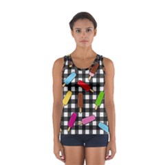 Ice Cream Kingdom  Women s Sport Tank Top  by Valentinaart