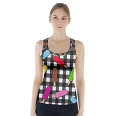 Ice Cream Kingdom  Racer Back Sports Top by Valentinaart