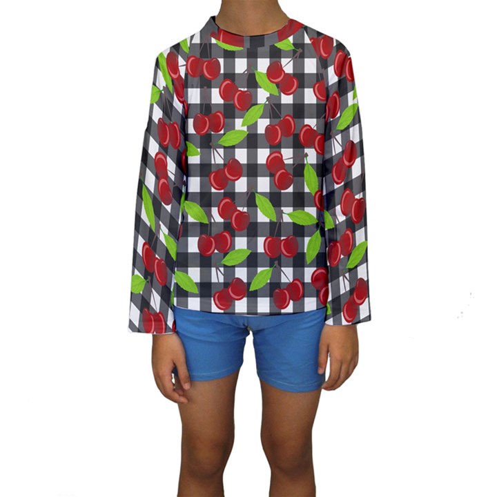 Cherry kingdom  Kids  Long Sleeve Swimwear