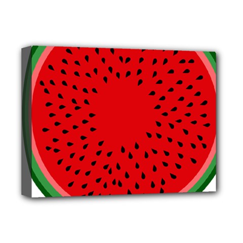 Watermelon Deluxe Canvas 16  X 12   by Valentinaart