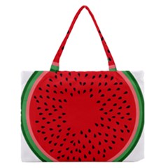 Watermelon Medium Zipper Tote Bag